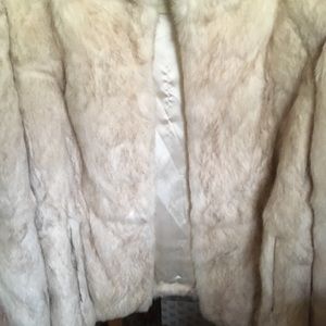 Excellent Long Hair Winter Rabbit Fox Jacket Coat